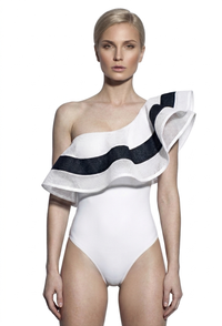 The Riviera Ruffle Bodysuit